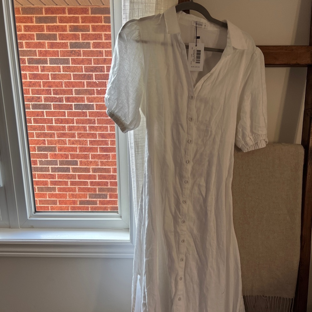 DIISH Linen Dress Size AUS 12
